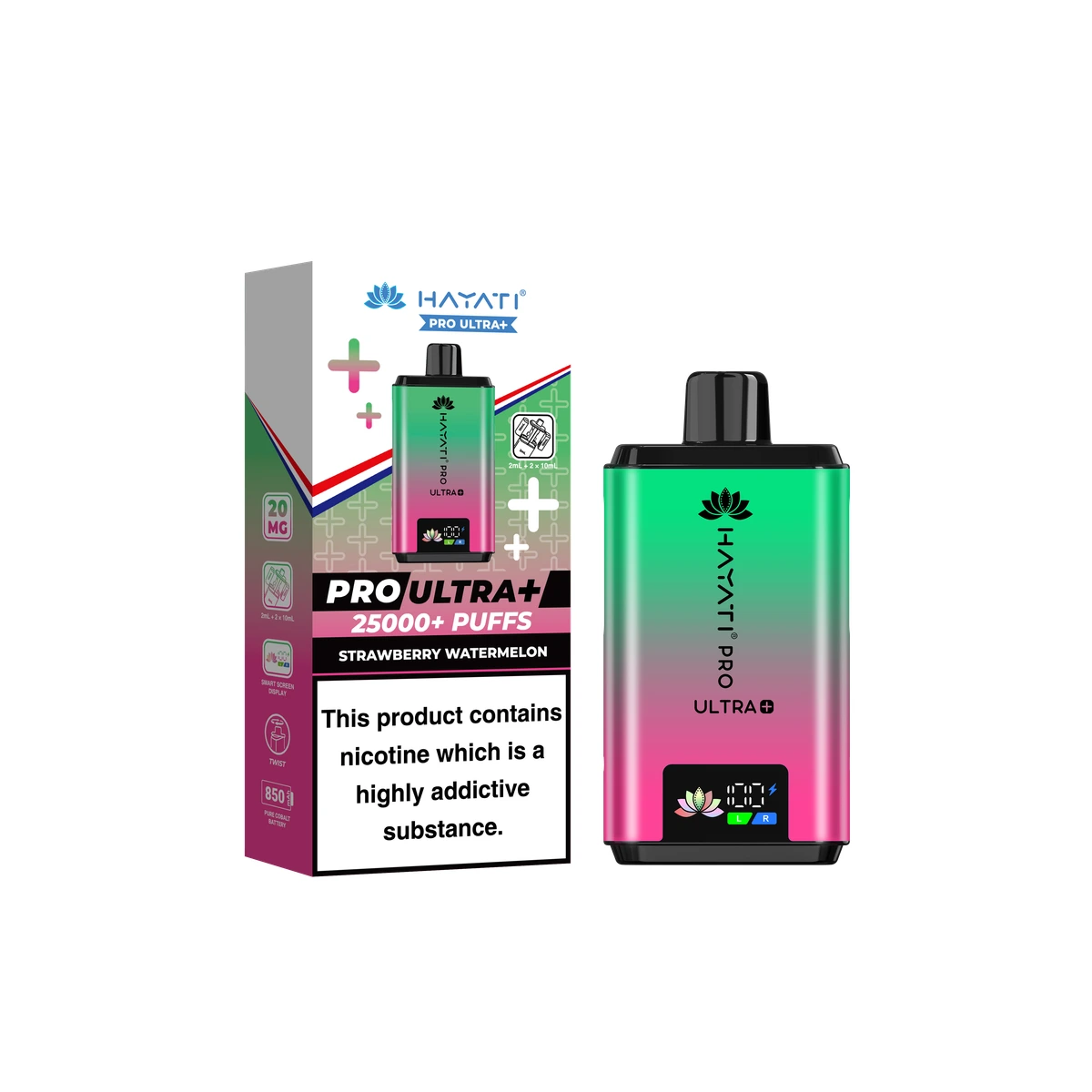 Hayati Pro Ultra+ KIT Strawberry Watermelon wholesale vape product