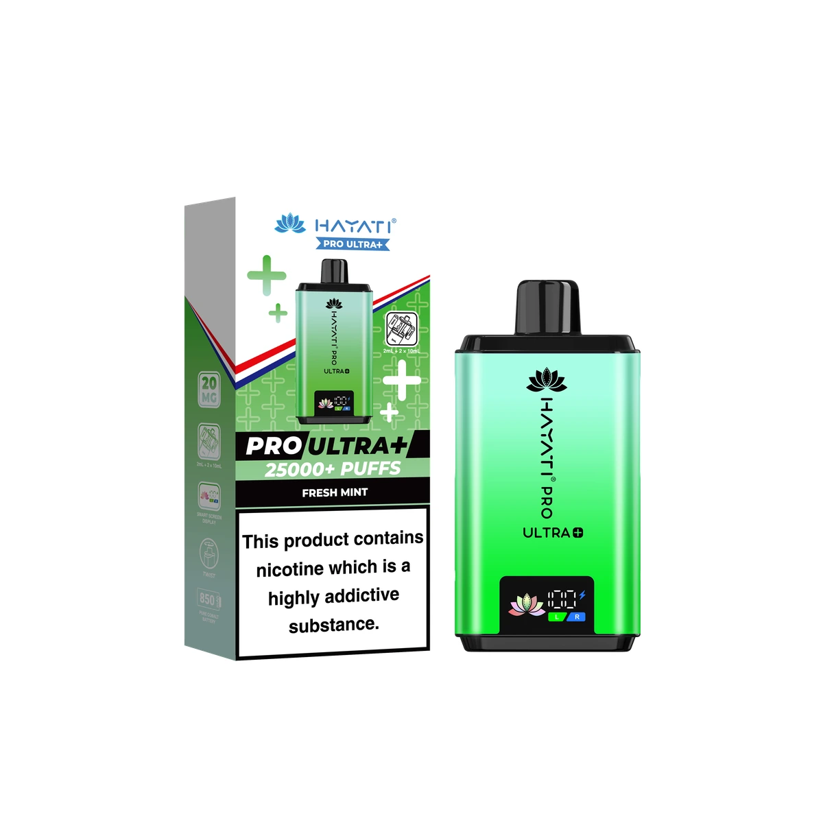 Hayati Pro Ultra+ KIT Fresh Mint wholesale vape product
