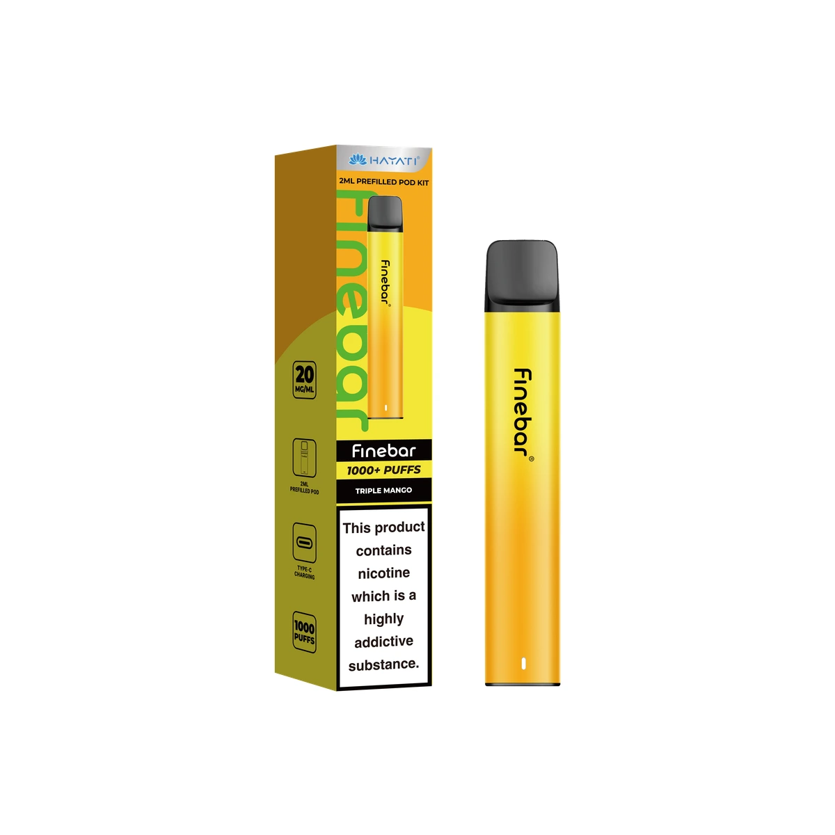 Hayati® Finebar Triple Mango wholesale vape product