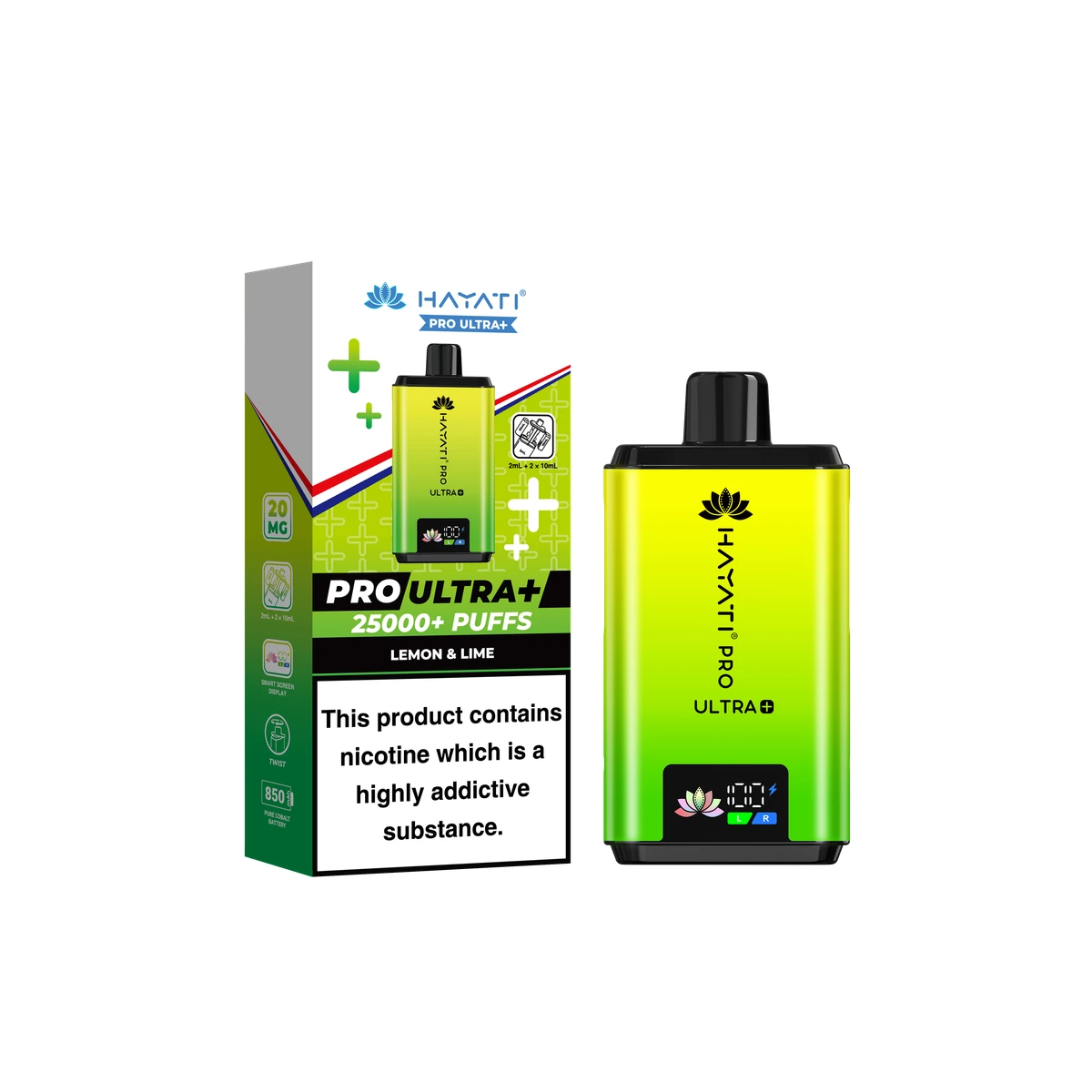 Hayati Pro Ultra+ KIT Lemon & Lime wholesale vape product