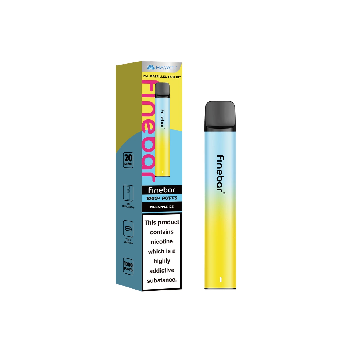 Hayati® Finebar Pineapple Ice wholesale vape product