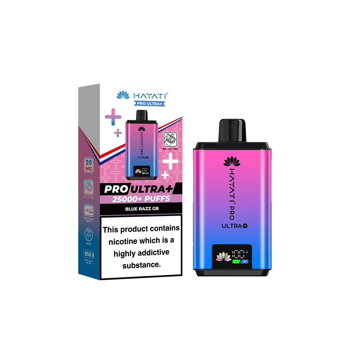 Hayati Pro Ultra+ KIT Blue Razz GB wholesale vape product