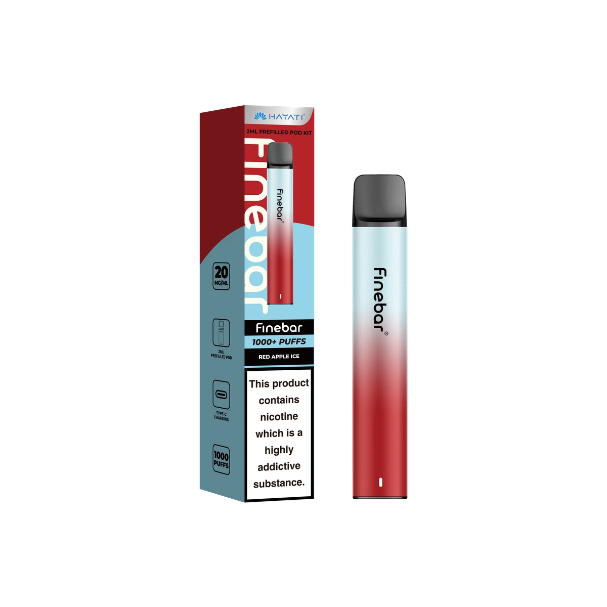 Hayati® Finebar Red Apple Ice wholesale vape product