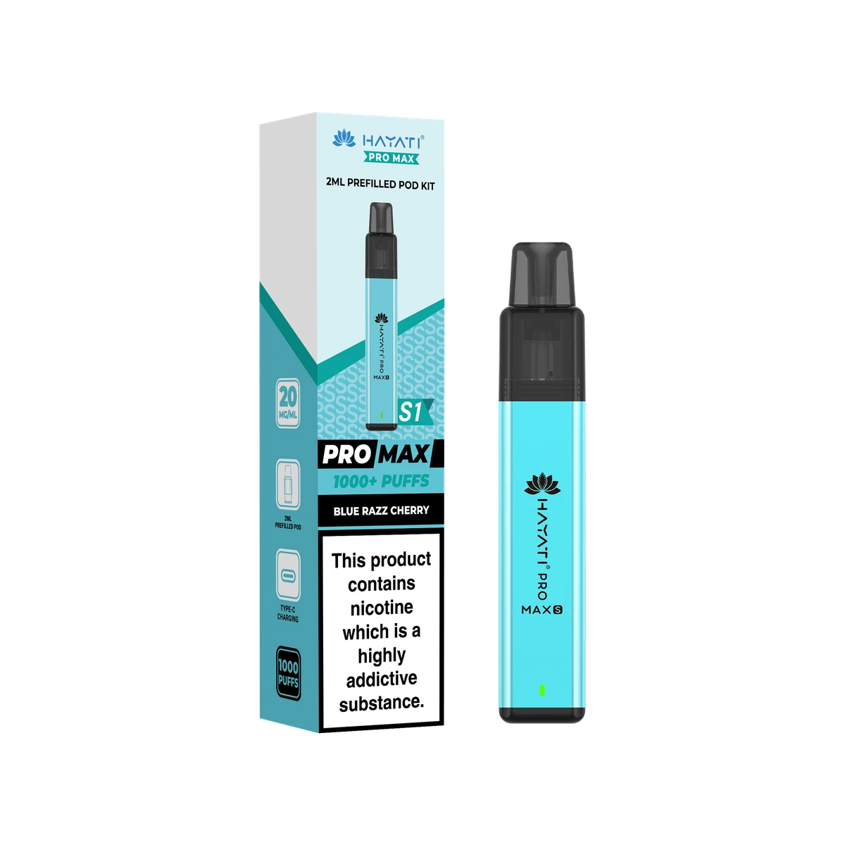 Hayati® Pro Max S1 Blue Razz Cherry wholesale vape product